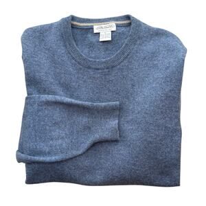 Piatelli Barneys NY Cashmere Sweater Mens Large Crew Neck Pullover Old Money Lg